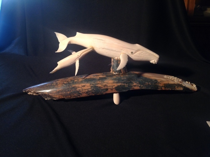 Alaska's List Collectibles Ivory Whale