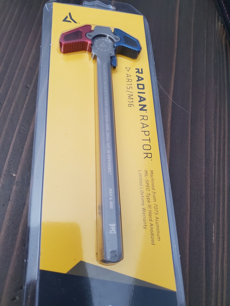 radian 4th of july charging handle